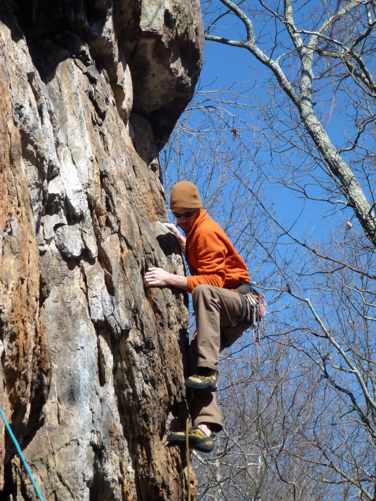 Sam Stephens on Spitter (5.12b)