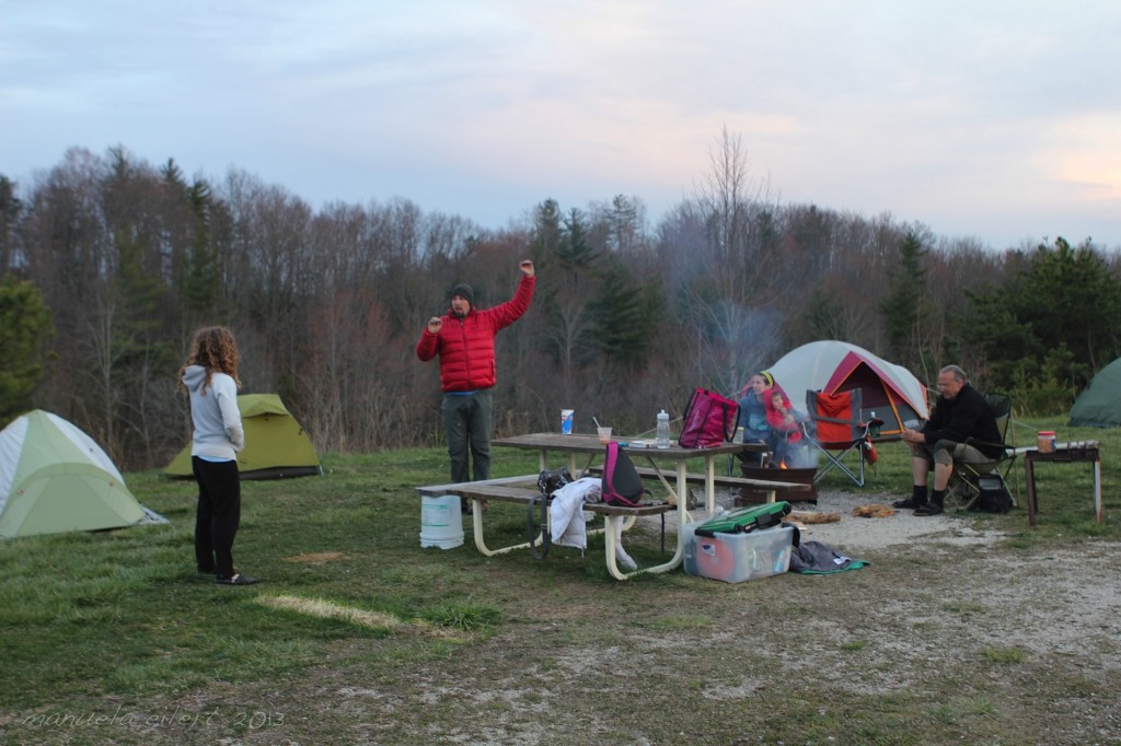 Beta re-enactment at LOTA campground.