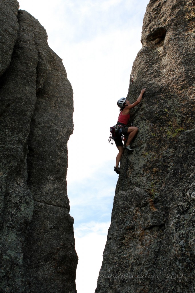 The runout head games in The Needles of South Dakota is the definition of this mantra!