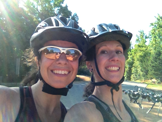 A Friday afternoon"Ladies Only" Ride with a fellow cragmama