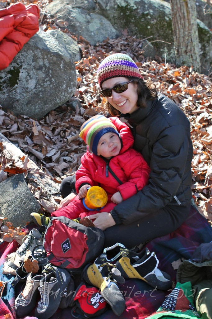 Layers, Hat, Food, and Snuggles - all strategies at once!