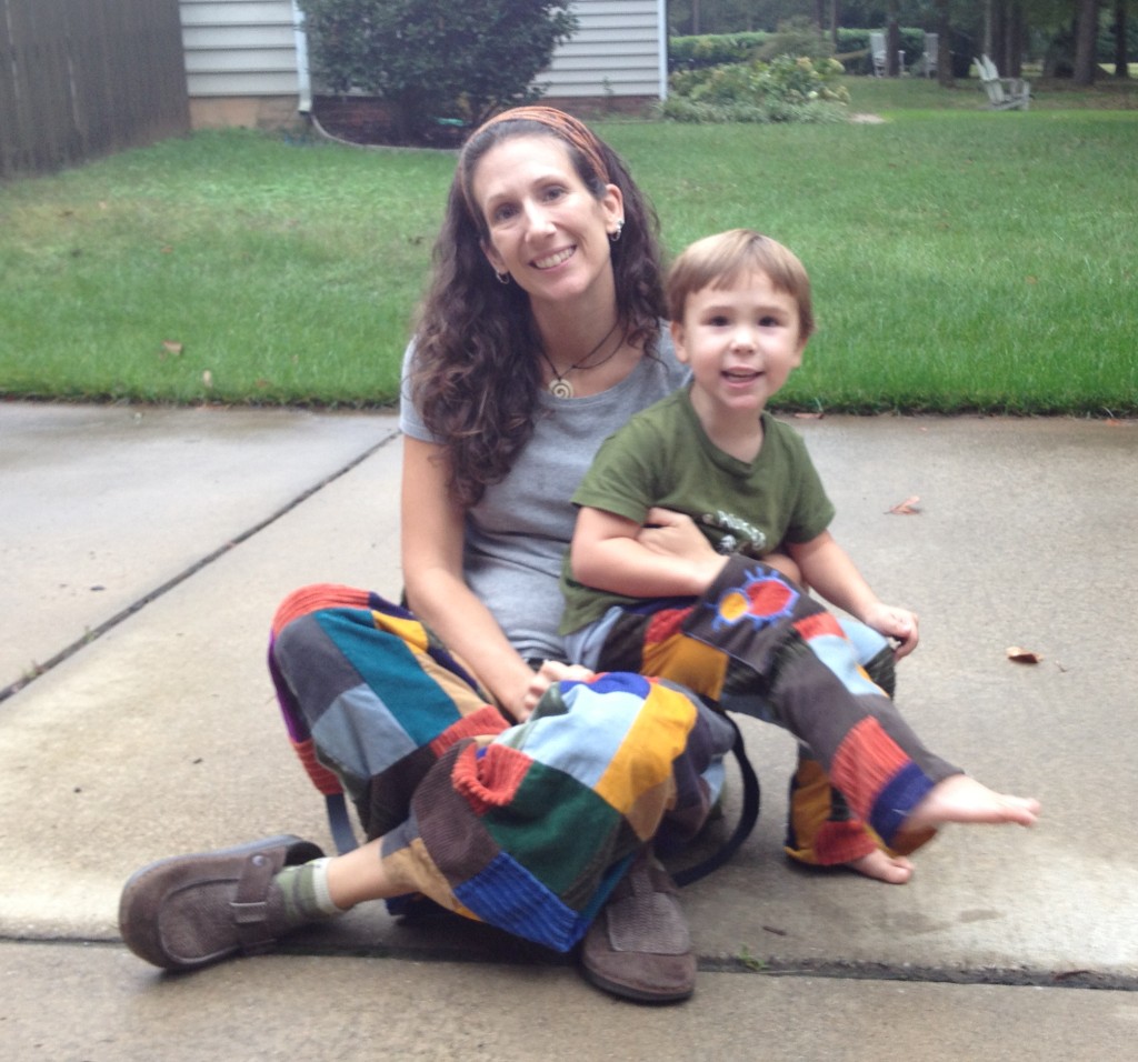 Me and my little mini-me, on another matching day
