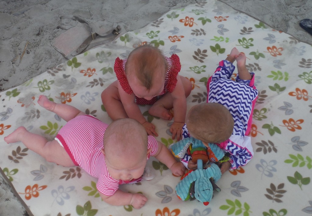 Beach blanket full 'o babies!