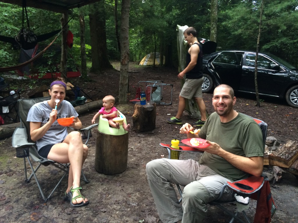 More campsite breakfast fun