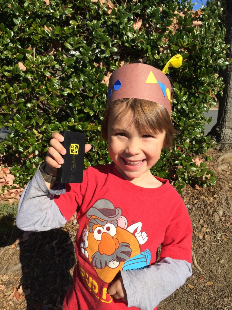 Big C's first cache - hidden under a streetlight at the back of a grocery store parking lot!