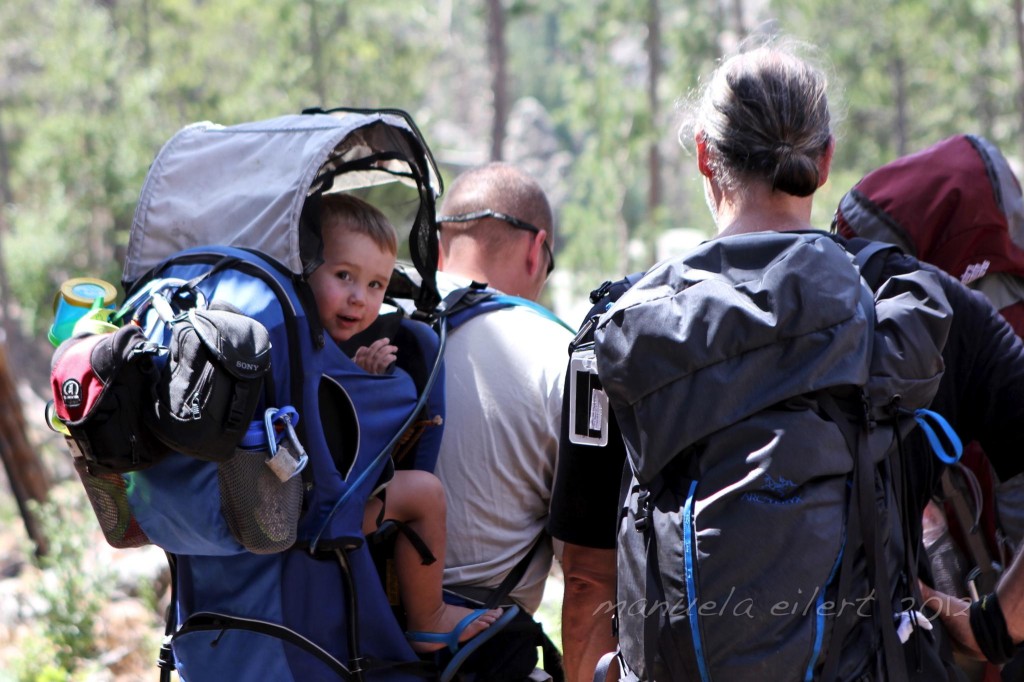 Hiking amongst "The Needles" in Custer State Park, SD when Big C was 2.