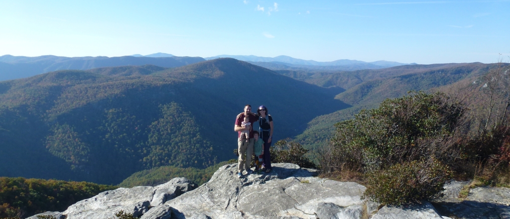 Christmas card shot at the Table Rock summit!