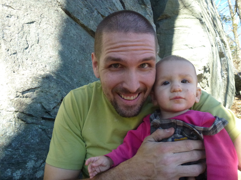 Daddy/daughter time at The Dump