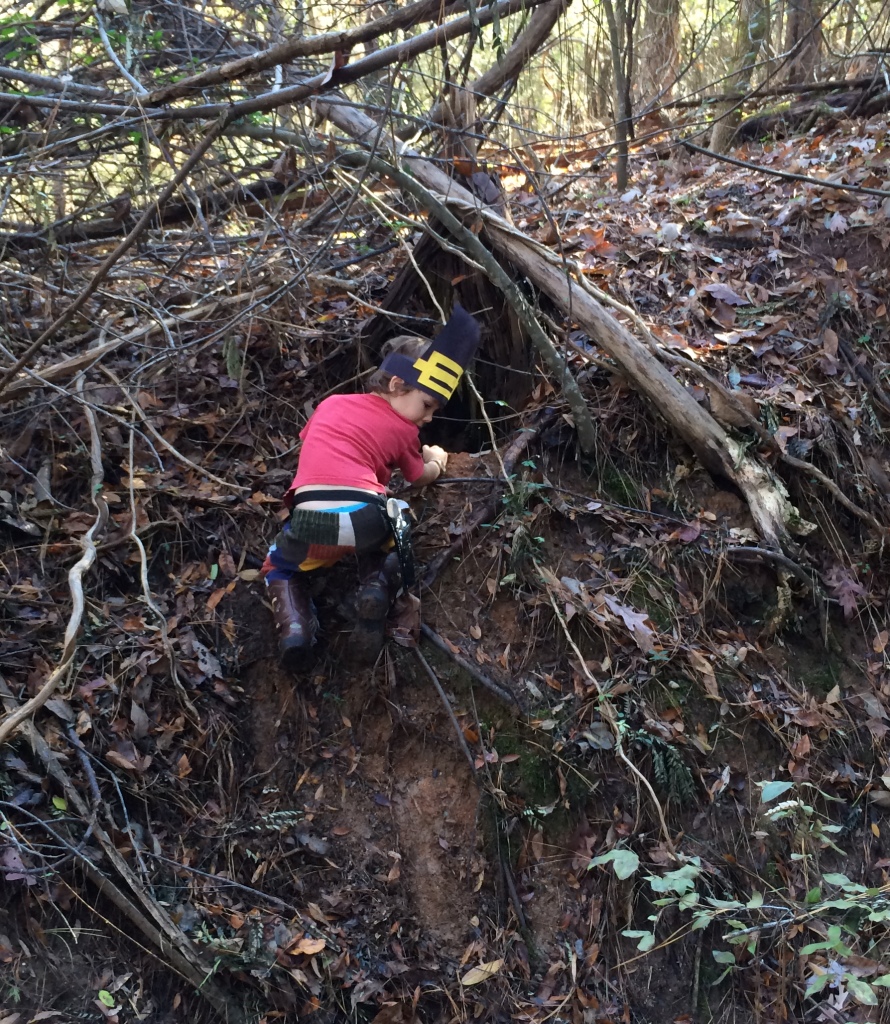 Our searches often end up involving some sort of climbing...