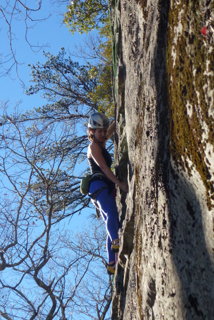 Steady Eddy 5.12a, at The Dump, NC