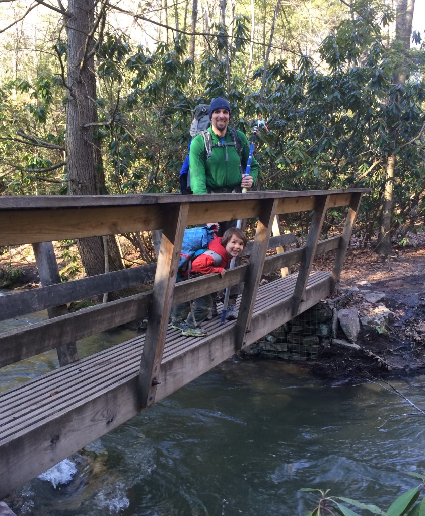 High water on Fern Creek thanks to the monsoons from the day before!