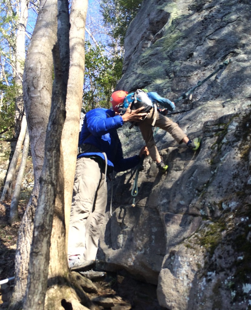 Big C tackling the fixed lines on the way in to Bubba City