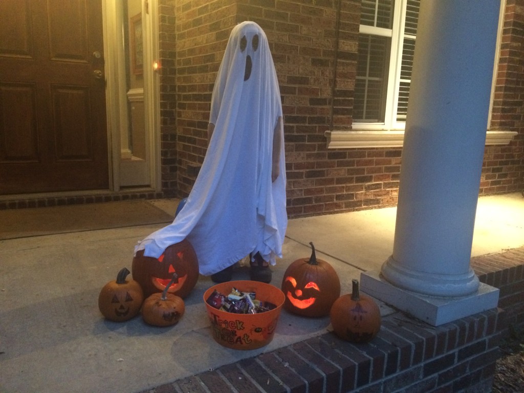 Big C's ghost costume
