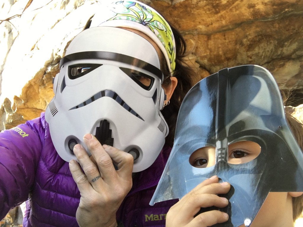 A little Star Wars fun at the crag