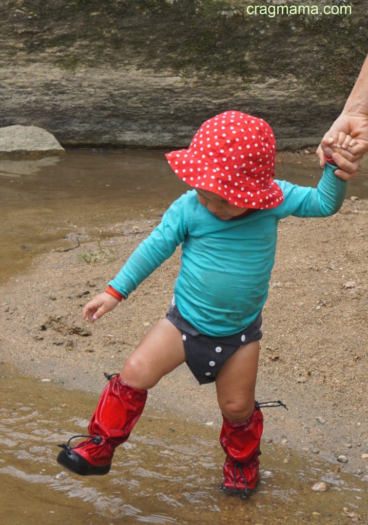 Wet wool is still warm wool, even in chilly water!