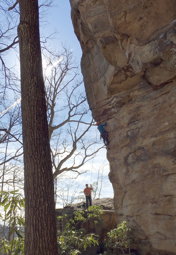CragDaddy tackling Jesus and Tequila 12b...more on that below