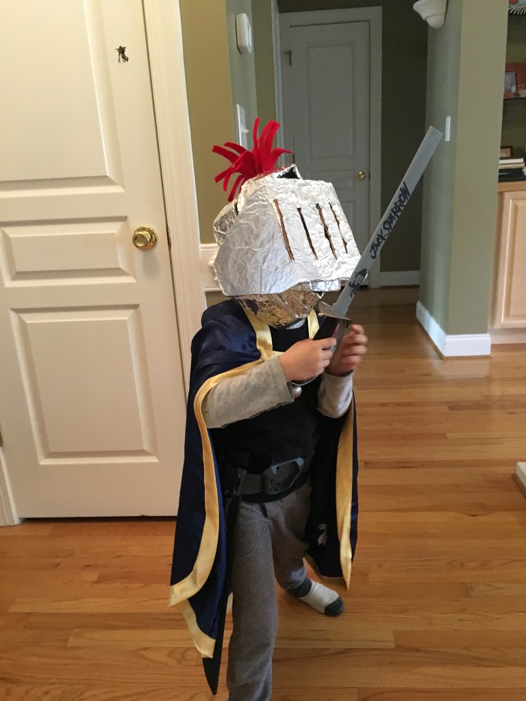 My knight, er...helmet, in shining armor.