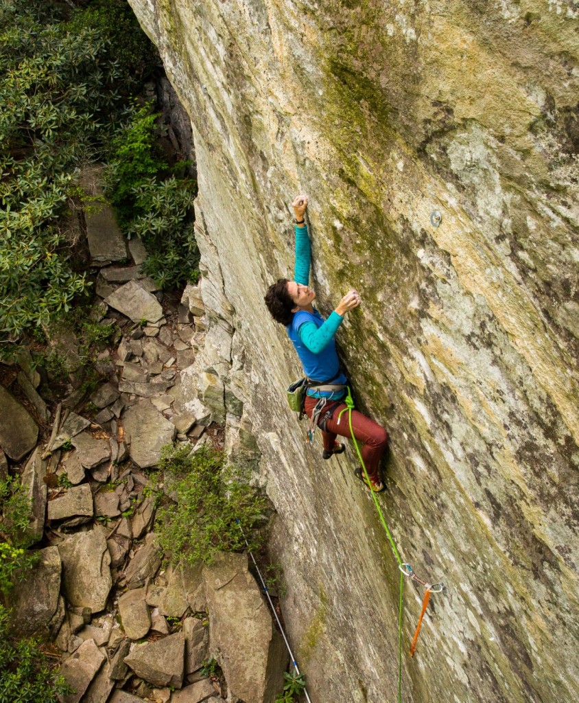 Eyeing down the mail slot to clip the next bolt from. Photo: Joe Virtanen