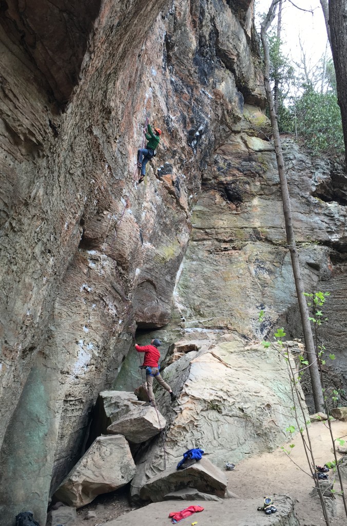 Steve on his way up Mercy the Huff 12b