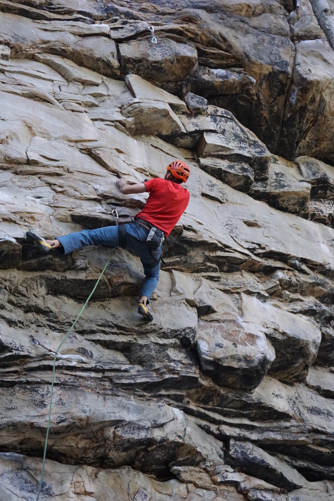 CragDaddy cruxin' on Control 12a