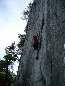 Steve cruising up the first half of Pollux