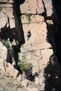 Steve leading off pitch 1 of Outside Corner