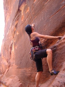 Starting up Texas Tea (5.10d)