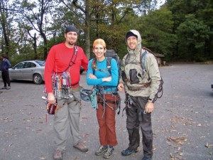 Steve, me, and Huck moments before we set off for The Daddy