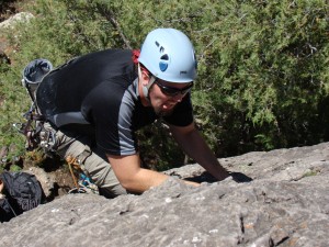 Steve's concentrating face in action!