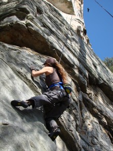 Working my way up to Man Overboard (5.11-)