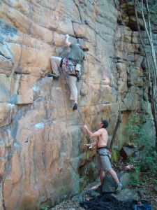 Steve on "New Tricks for Old Dogs", 5.10c